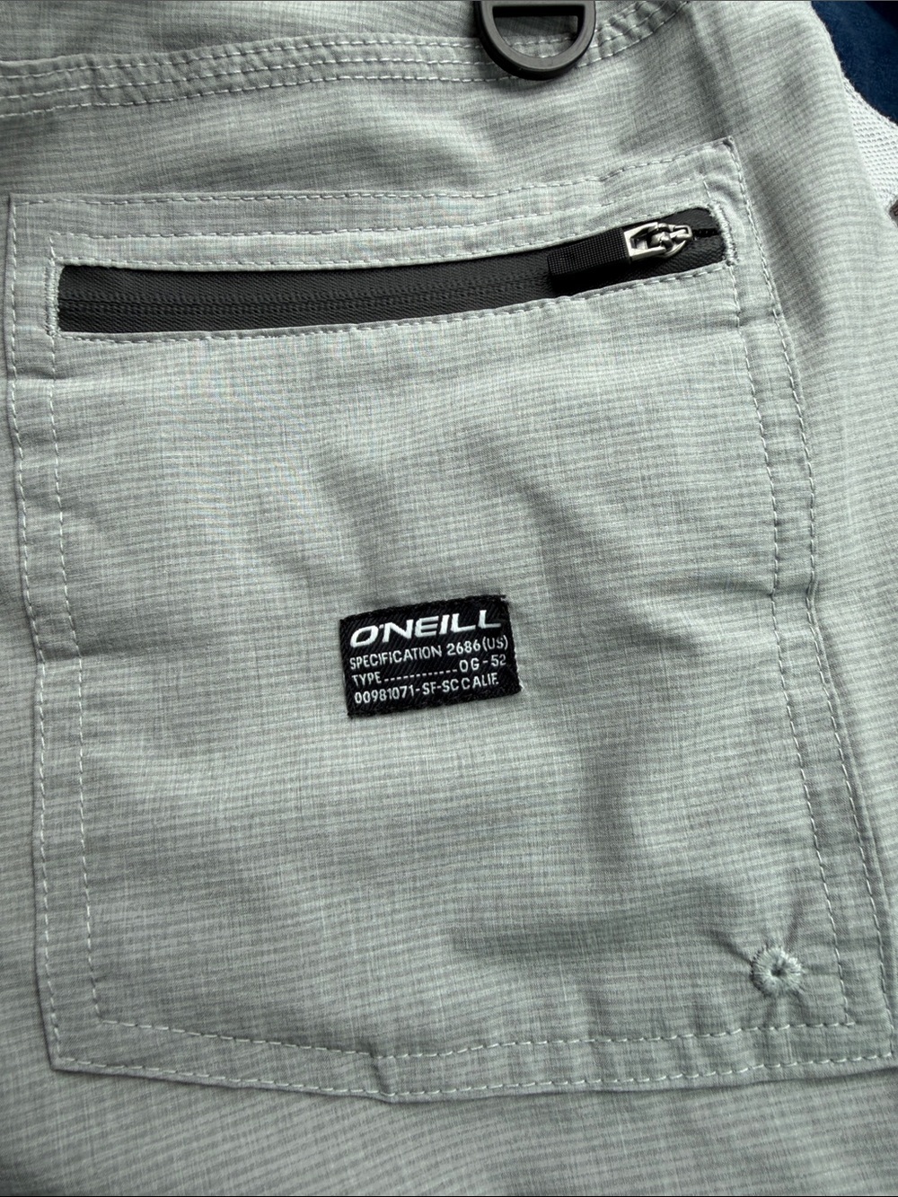 O'NEILL CROSSOVER HYBRID LIGHTWEIGHT MENS GRAY CARGO BOARD SHORTS SIZE 30 WAIST - Picture 8 of 14